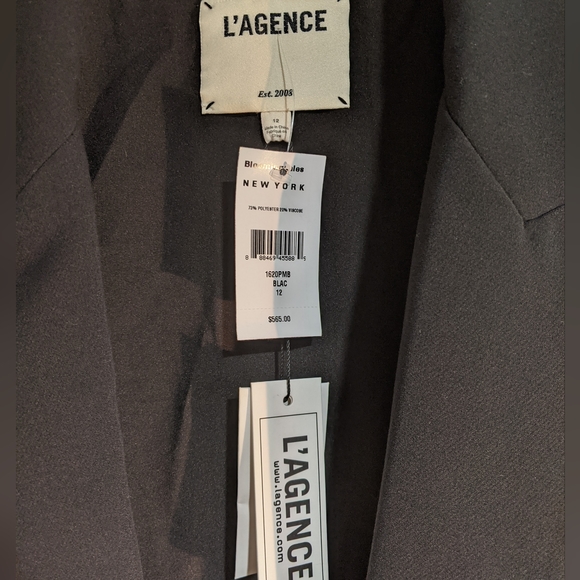 L'AGENCE Jen Crop Blazer Size 12 - Picture 4 of 13